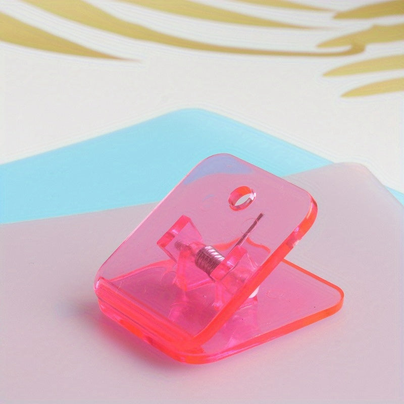 5 Sets Triangle Clip Acrylic Material Test Paper Corner Clip