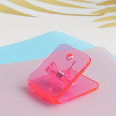5 Sets Triangle Clip Acrylic Material Test Paper Corner Clip