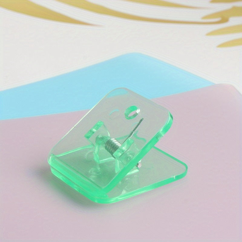 5 Sets Triangle Clip Acrylic Material Test Paper Corner Clip