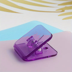 5 Sets Triangle Clip Acrylic Material Test Paper Corner Clip