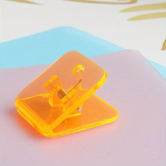 5 Sets Triangle Clip Acrylic Material Test Paper Corner Clip