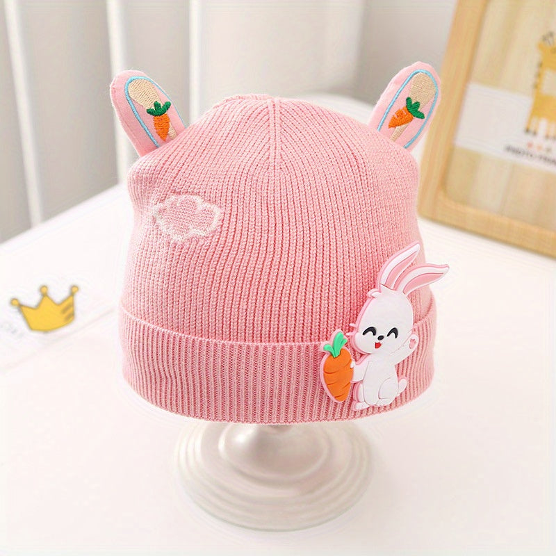 Warm Knitted Beanie Hat for 0-3 Years Old Baby