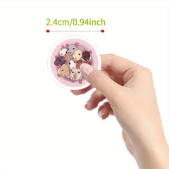 500pcs Funny Mouse Animal Stickers for Water Bottle Skateboard Laptop Phone Case