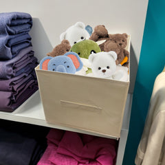 Fabric Drawer Storage Box for Clothes Blankets Toys - Wardrobe Organizer