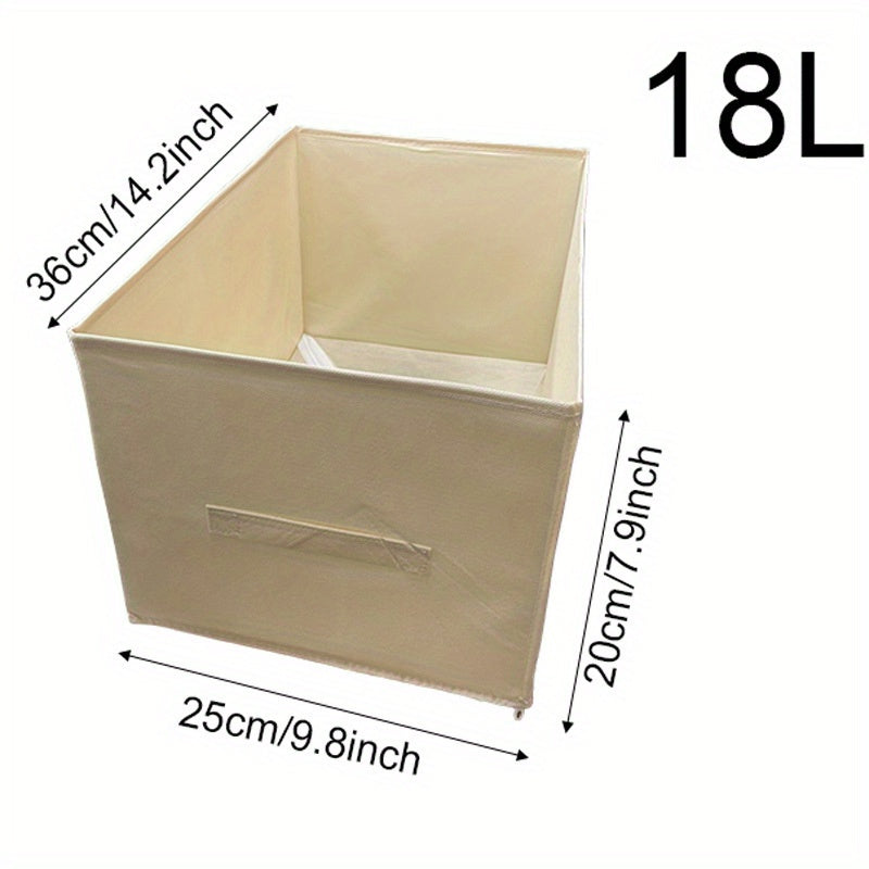 Fabric Drawer Storage Box for Clothes Blankets Toys - Wardrobe Organizer