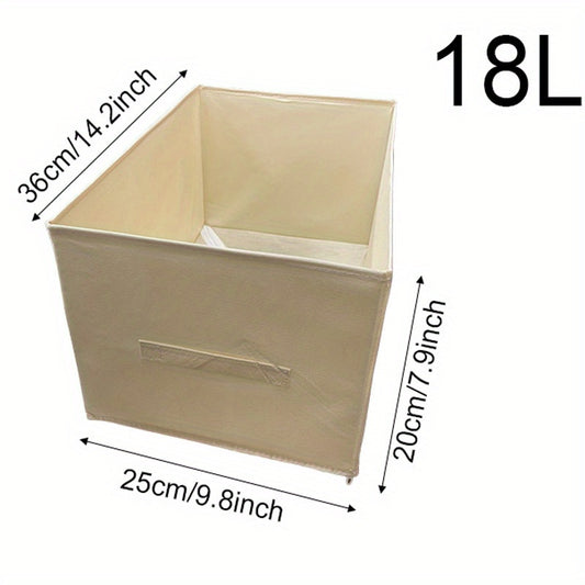 Fabric Drawer Storage Box for Clothes Blankets Toys - Wardrobe Organizer