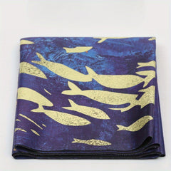 Creative Pattern Microfiber Yoga Mat Non slip Folding Portable Yoga Mat