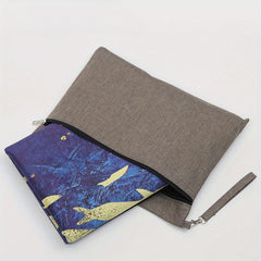 Creative Pattern Microfiber Yoga Mat Non slip Folding Portable Yoga Mat