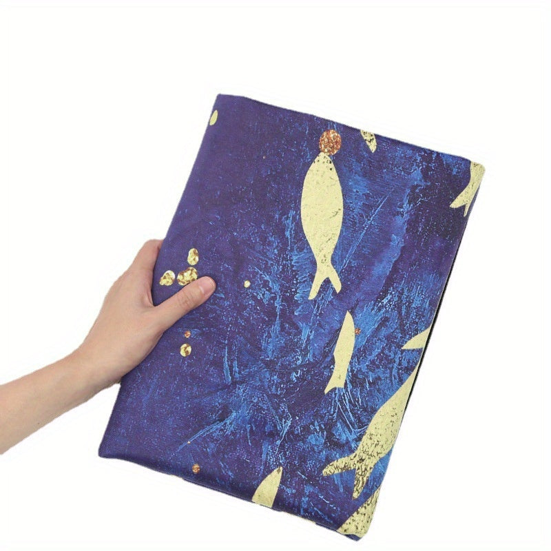 Creative Pattern Microfiber Yoga Mat Non slip Folding Portable Yoga Mat