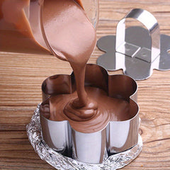 Cartoon Baking Tool Set, Heart & Floral Shape Kitchen Utensil