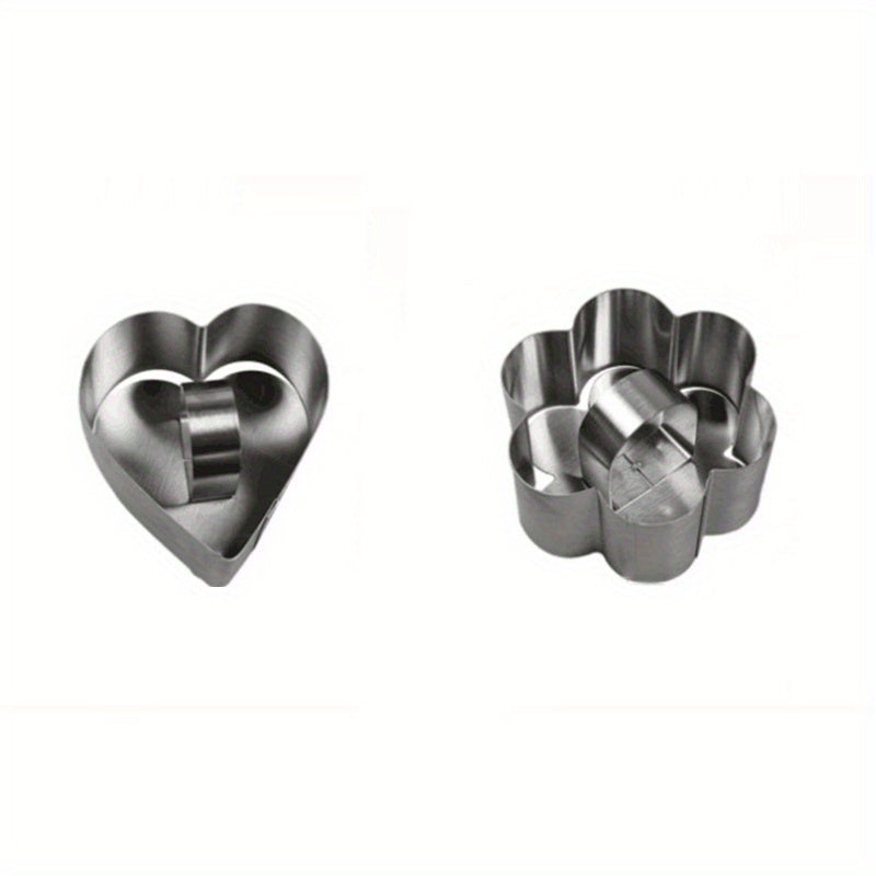 Cartoon Baking Tool Set, Heart & Floral Shape Kitchen Utensil