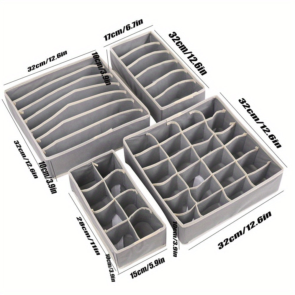 Underwear Drawer Storage Box Foldable Clothes Organizer