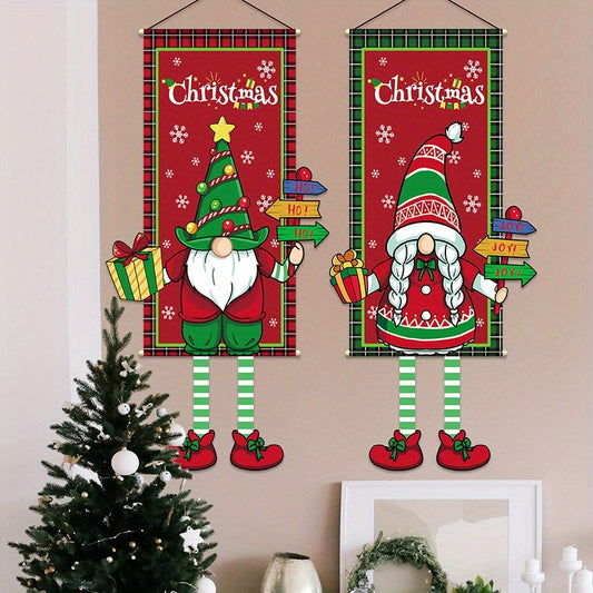 Christmas Hanging Decoration Party Supplies Creative Cartoon Background Cloth
