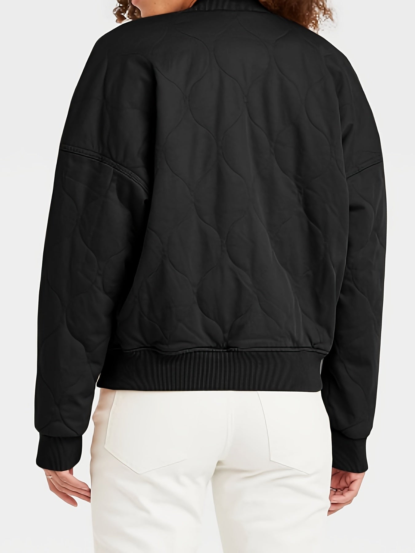 Solid Jacket Casual Long Sleeve Button Front Outerwear