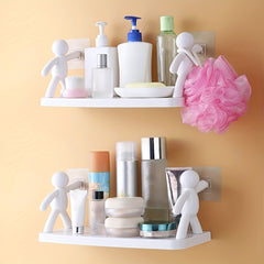 Small Person Bathroom Organizer Rack Cosmetic Storage Shelf