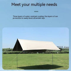 Waterproof UV Protection Canopy Tent Outdoor Awning for Camping