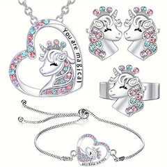 Unicorn Jewelry Set - Perfect Gift for Girls