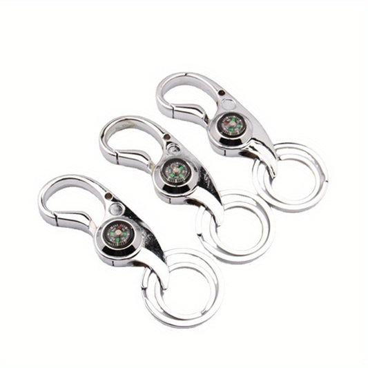 Retro Metal Keychain Keyring Compass Gift Men Women