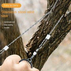 Portable Lifesaving Wire Saw for Outdoor Camping Hiking Survival