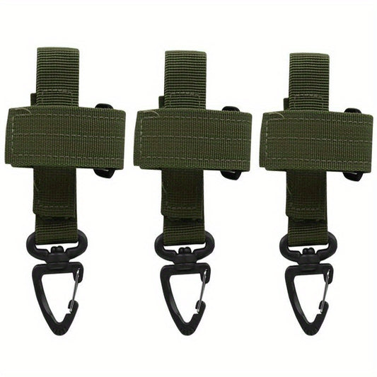 Outdoor Keychain Gear Clip Pouch Belt Holder for Hiking Camping