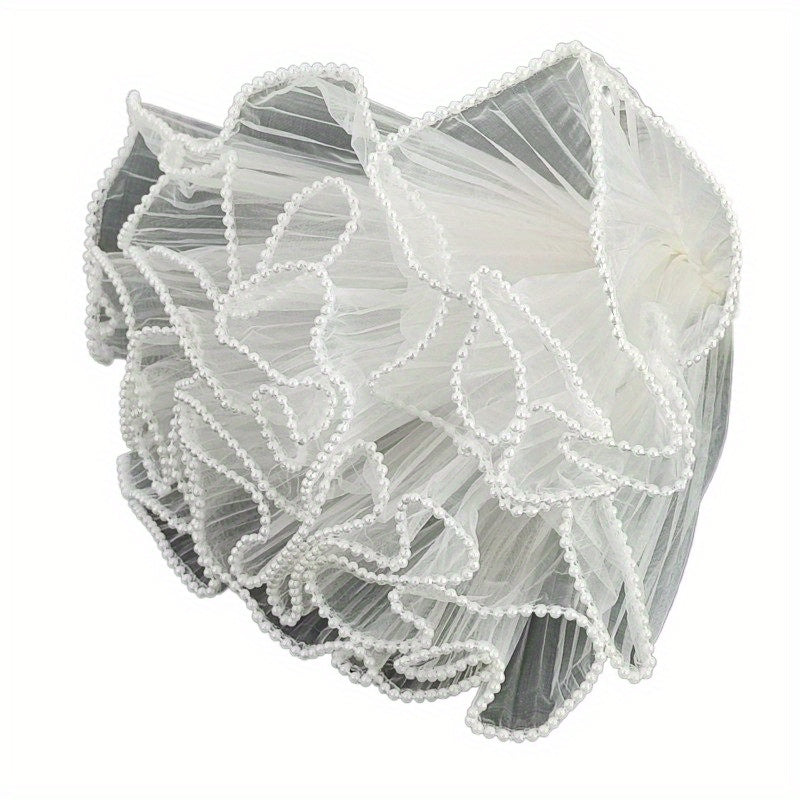 Wave Gauze Pearl Flower Wrapping Paper Set for Fresh Flower Packaging