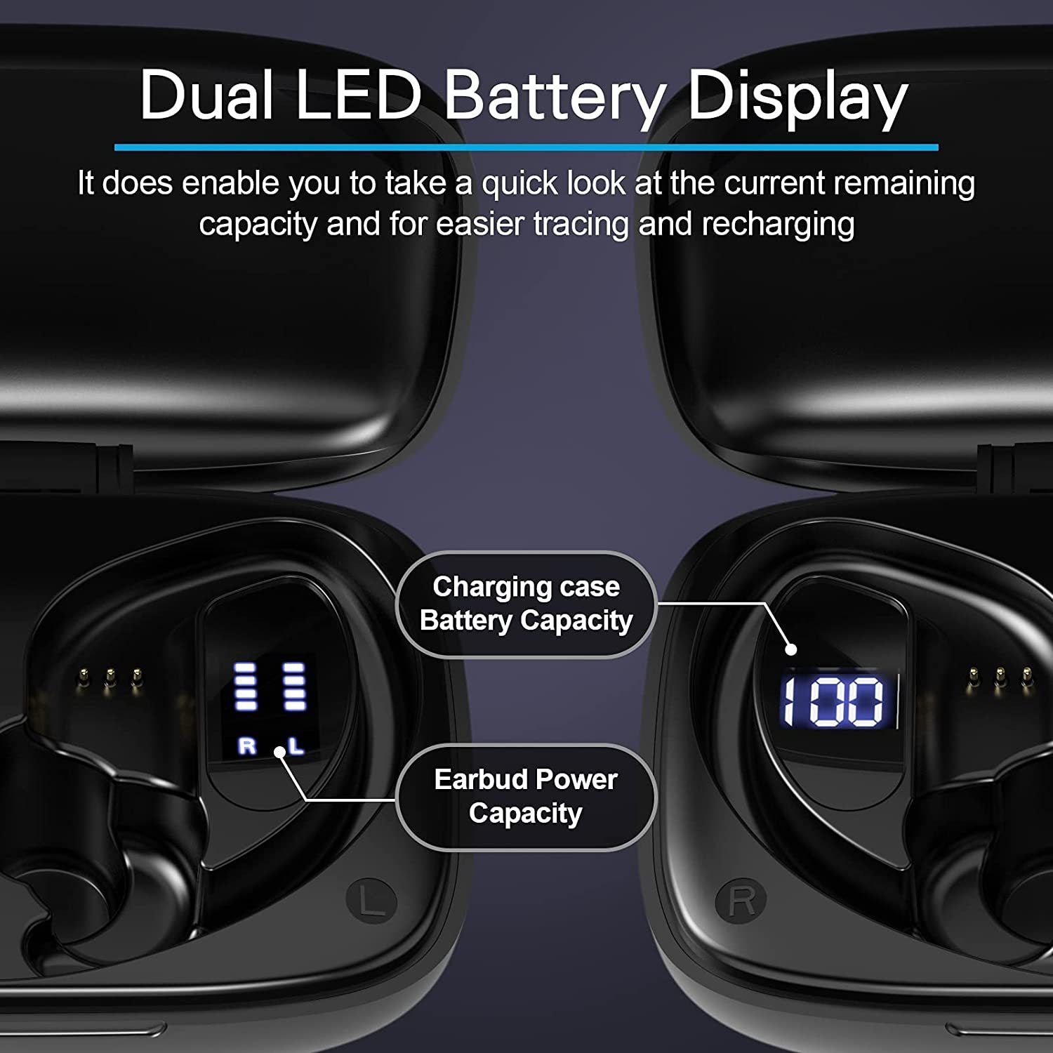 Wireless Stereo Surround Sound Headphones with Microphone