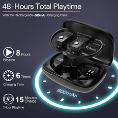 Wireless Stereo Surround Sound Headphones with Microphone