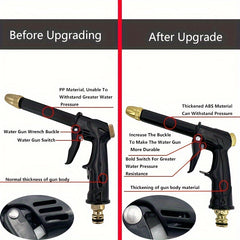 Upgraded High Pressure Water Gun Portable Water Hose Nozzle Spray