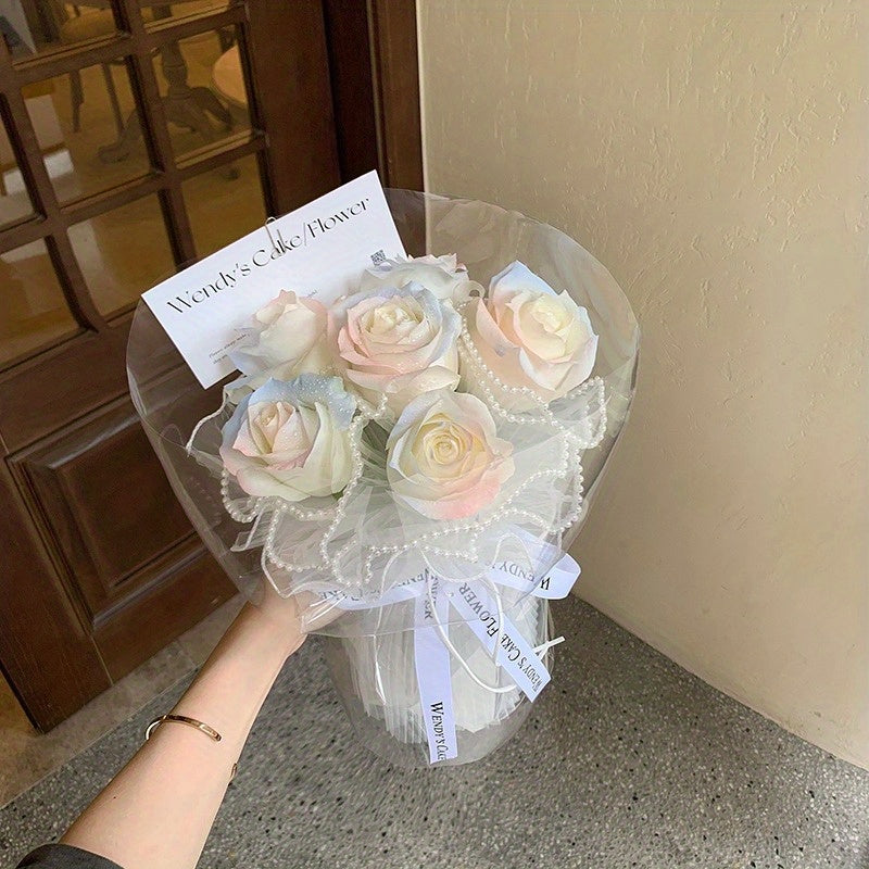 High Transparency Glass Paper for Flower Bouquet Preservation