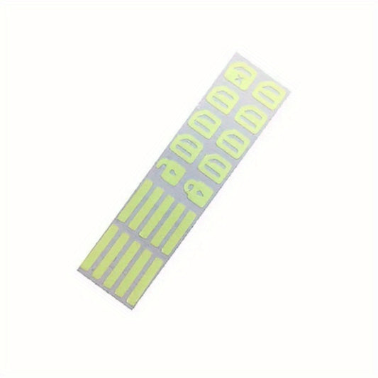4pcs Car Door Window Lift Button Stickers Luminous Car Styling