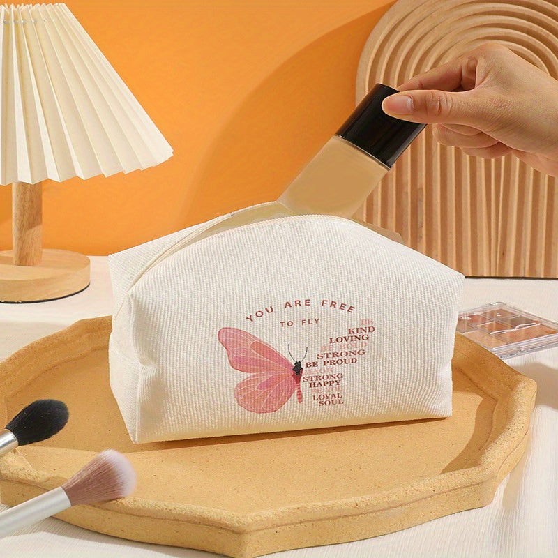 Large Octagonal Cosmetic Bag for Makeup Tools Storage