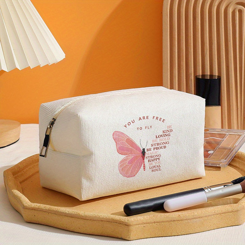 Large Octagonal Cosmetic Bag for Makeup Tools Storage