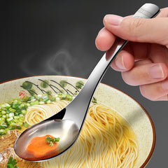 2pcs 304 Stainless Steel Spoons for Outdoor Cooking