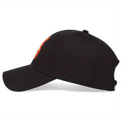 Men's Letter Embroidered Sun Hat Camping Sports Cap