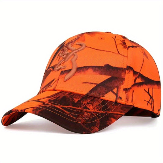 Men's Letter Embroidered Sun Hat Camping Sports Cap