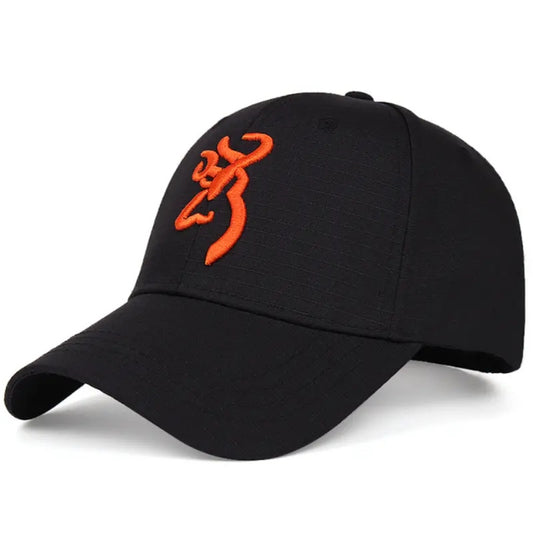 Men's Letter Embroidered Sun Hat Camping Sports Cap