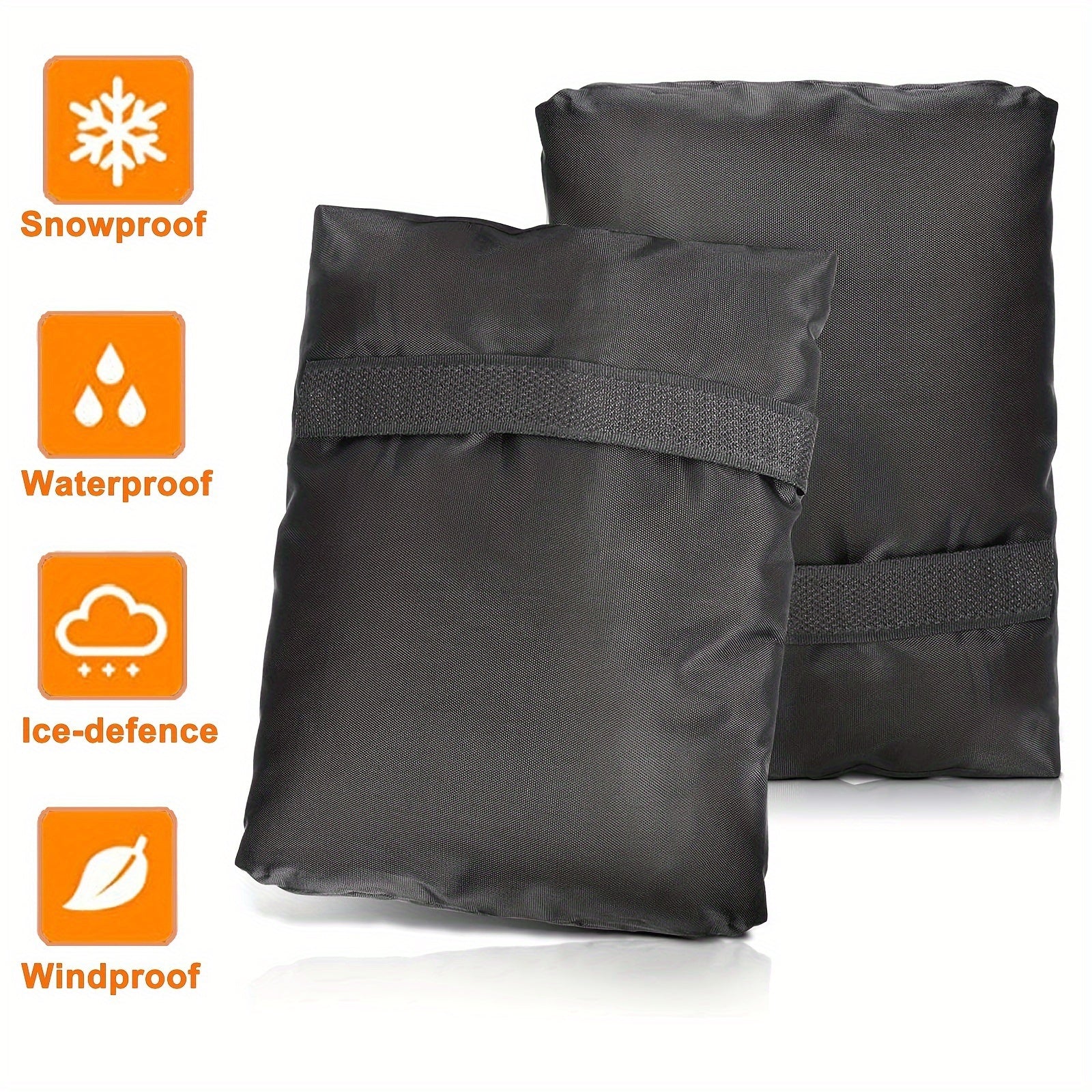 4pcs Waterproof Faucet Covers Thicken Insulation Cotton Winter Freeze Protection