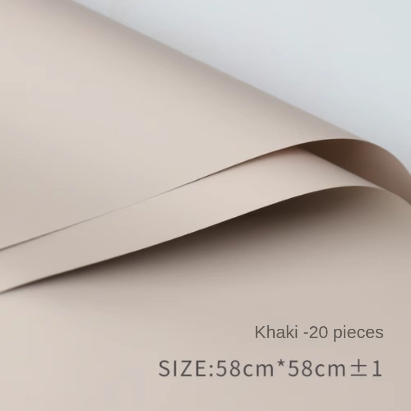 20 Sheets First Love Bouquet Wrapping Paper Waterproof Flower Wrapping Paper