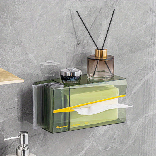 Paper Towels Storage Box Garbage Bags Organizer