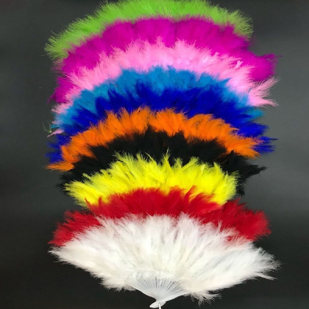 Feather Fans for Home Decor Dance Wedding