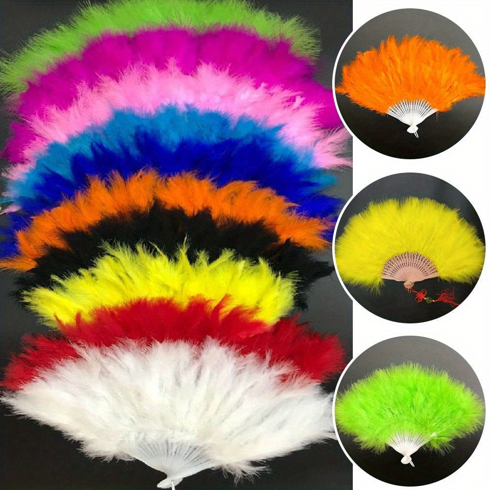 Feather Fans for Home Decor Dance Wedding