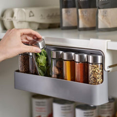 Under Shelf Spice Organizer For Kitchen Storage Rack