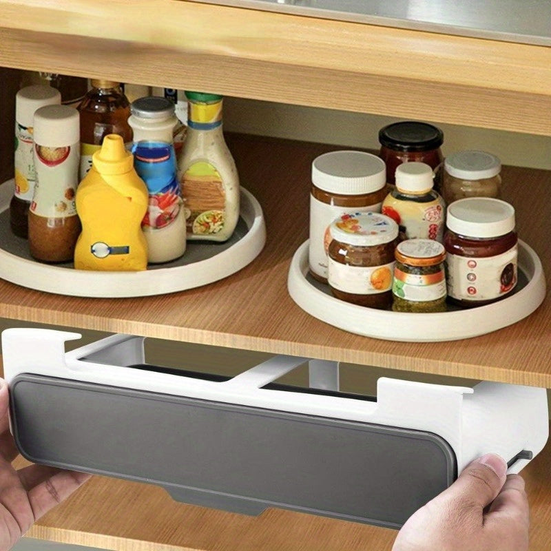 Under Shelf Spice Organizer For Kitchen Storage Rack