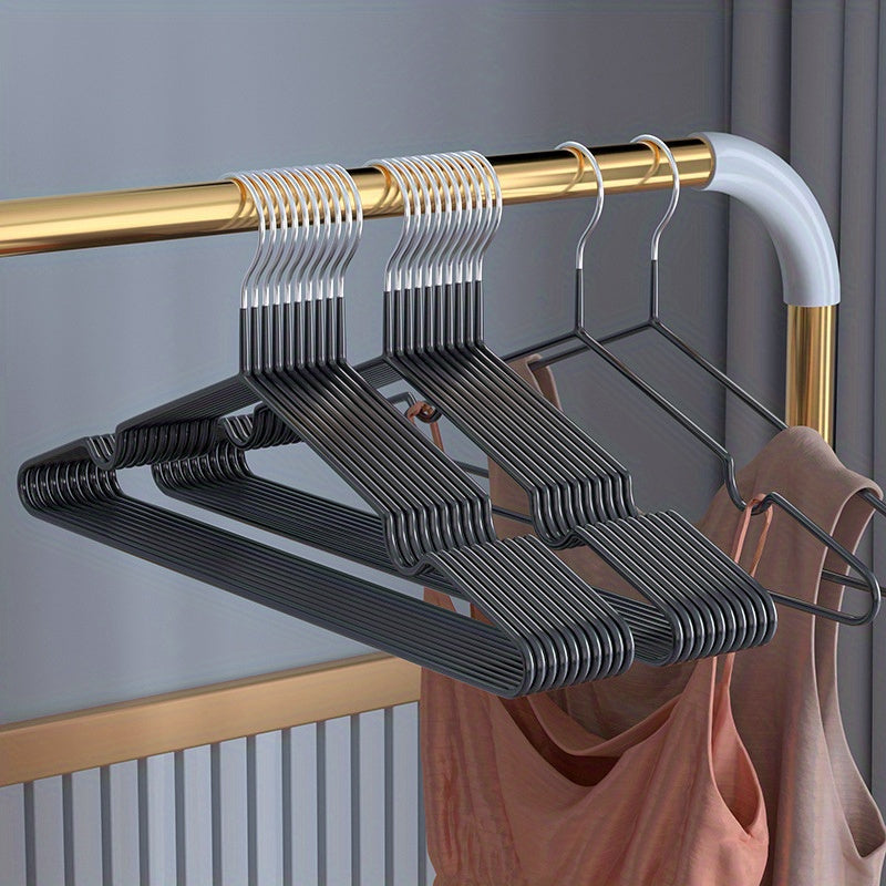 10pcs No slip Plastic Clothes Hangers Notched Clothes Racks