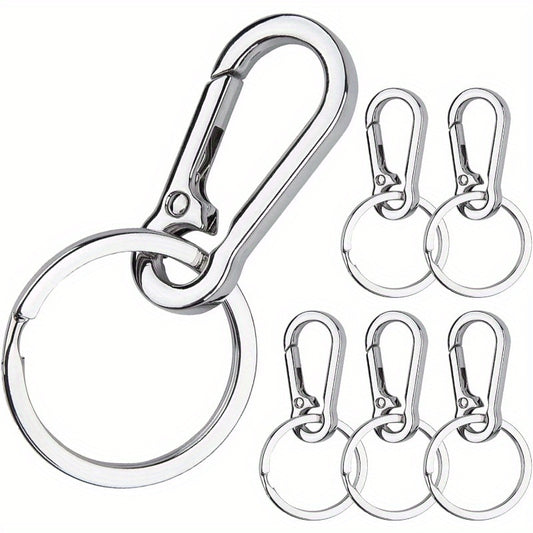 2pcs Metal Keychain Key Holder Zinc Alloy Keyring Buckle