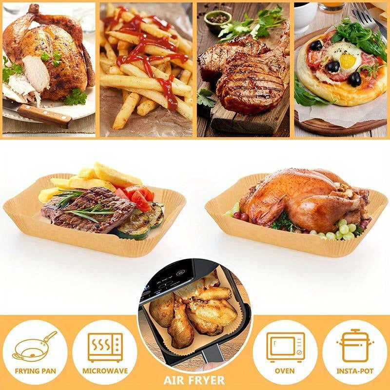 Disposable Air Fryer Baking Paper Liners Non-stick Baking Mat