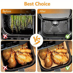 Disposable Air Fryer Baking Paper Liners Non-stick Baking Mat