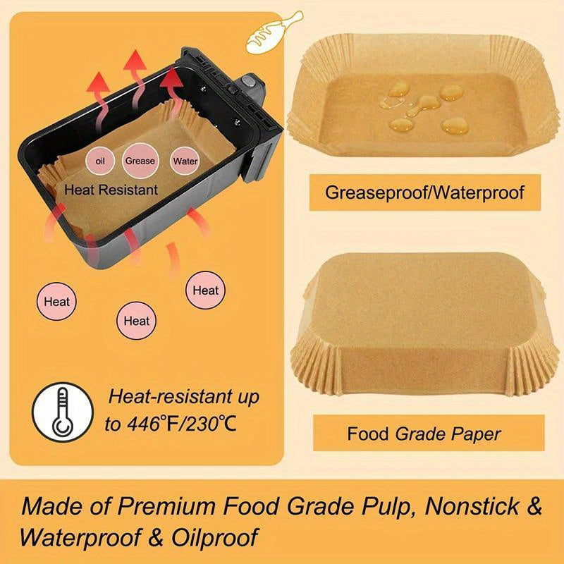 Disposable Air Fryer Baking Paper Liners Non-stick Baking Mat