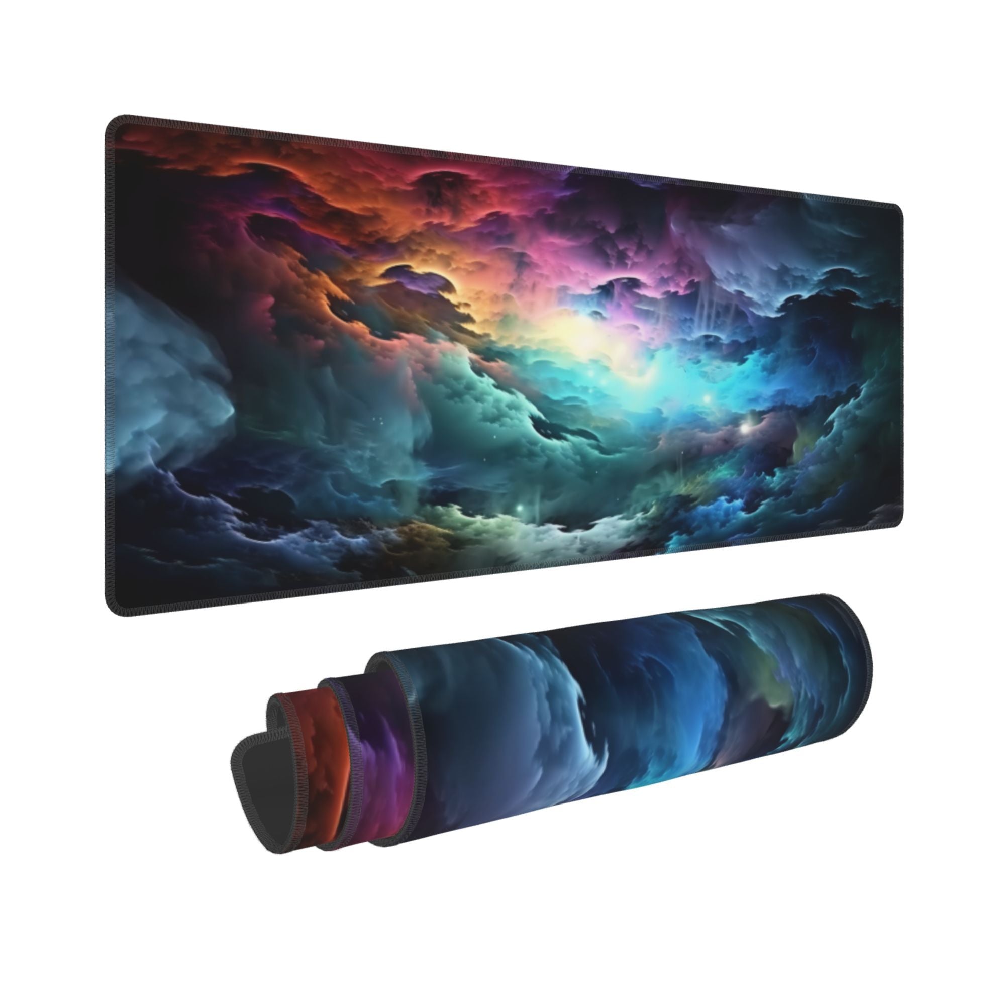 Space Galaxy Large Mouse Pad Non Slip Gaming Desk Mat L XXL Size