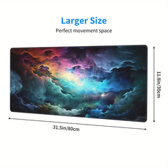 Space Galaxy Large Mouse Pad Non Slip Gaming Desk Mat L XXL Size